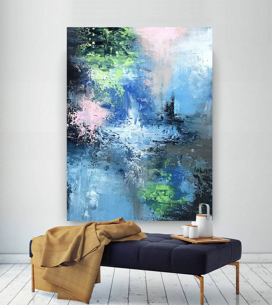 Large Abstract Painting,Modern abstract painting,texture painting,modern oil canvas,xl abstract painting,textured art DIc052