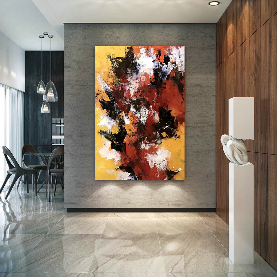Large Modern Wall Art Painting,Large Abstract Painting on Canvas,oil hand painting,painting canvas art,large wall art dic045