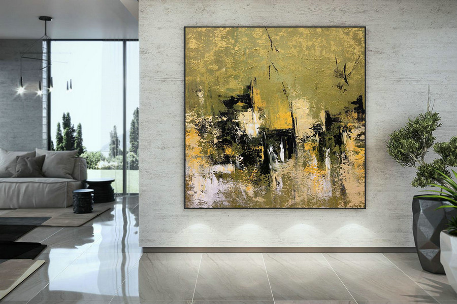 Extra Large Wall Art Palette Knife Artwork Original Painting,Painting on Canvas Modern Wall Decor Contemporary Art, Abstract Painting DMC159
