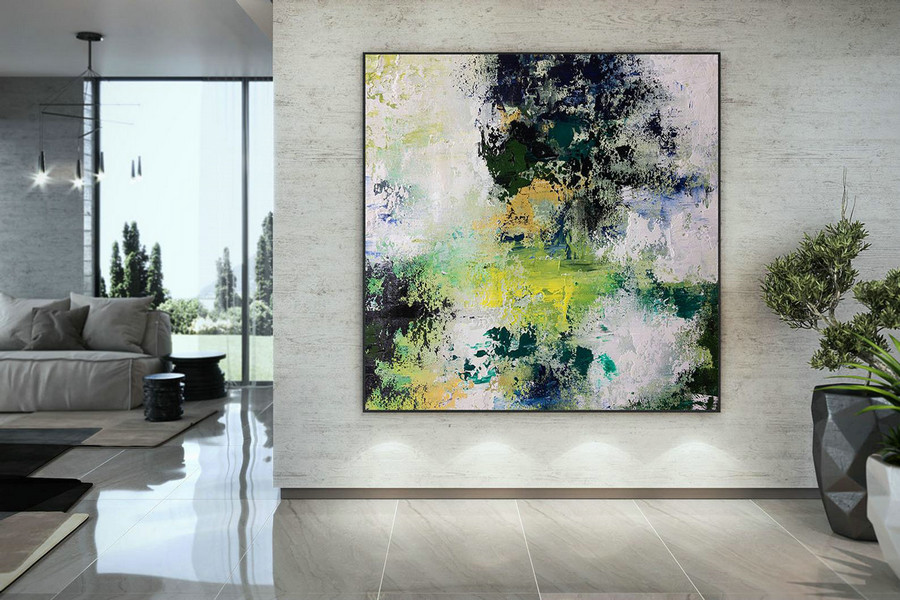 Extra Large Wall Art Palette Knife Artwork Original Painting,Painting on Canvas Modern Wall Decor Contemporary Art, Abstract Painting DMC149