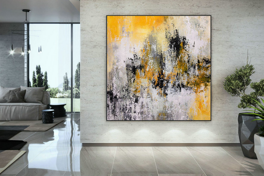 Extra Large Wall Art Palette Knife Artwork Original Painting,Painting on Canvas Modern Wall Decor Contemporary Art, Abstract Painting DMC200