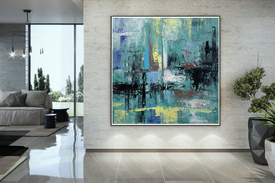 Large Abstract wall art,Original Abstract wall art,abstract painting,modern oil canvas,bathroom wall art,textured art DAC020
